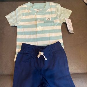 Carters 2 piece onesie set